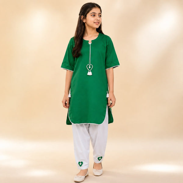 Emerald Charm | Girls' 14 August 2 Piece Outfit