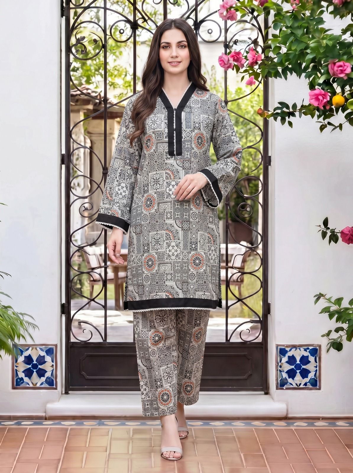 Elegant Printed Lawn 2 Piece – Premium Summer Collection