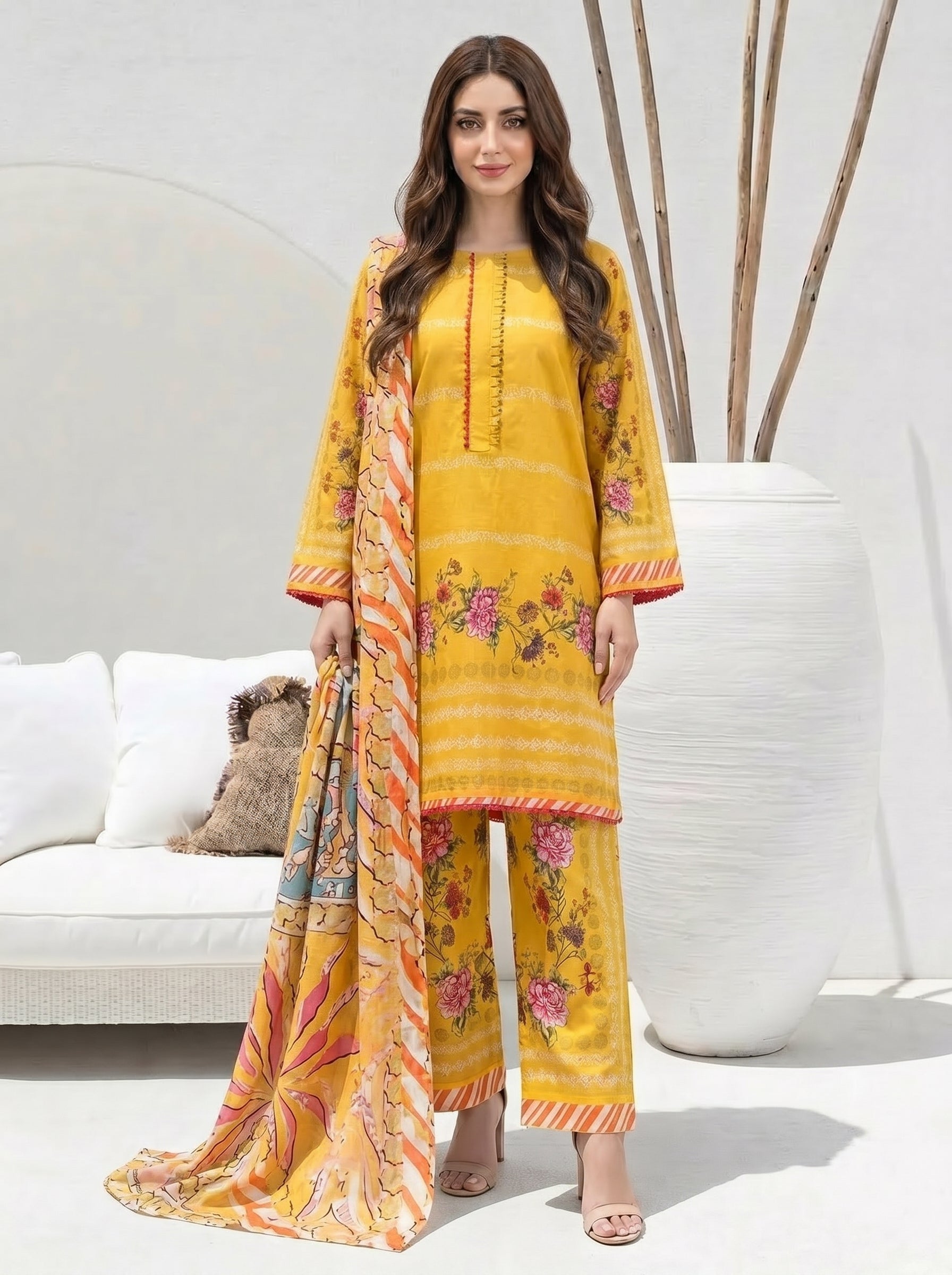 Mustard Yellow Vibrant 3PC